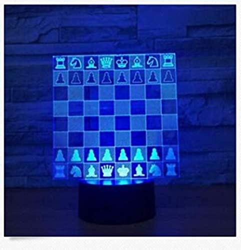 La Lampada di Scacchi 3D Ha Condotto la Luce