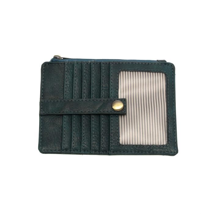 Image of Joy Susan Women's Fashion New Penny Mini Travel Wallet - Vivid Deep Teal