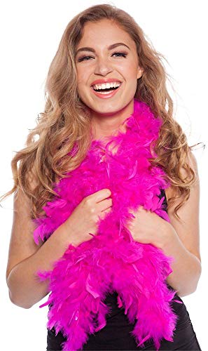 Folat 62073 Feather Boa Pink Magenta 180cm