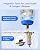 Waterdrop Mega Spin Down Sediment Filter, Upgraded Reusable Backwash Whole House Water Filter System for City/Well Water, 50 Micron+100 Micron, 1" MNPT + 3/4“FNPT, BPA Free