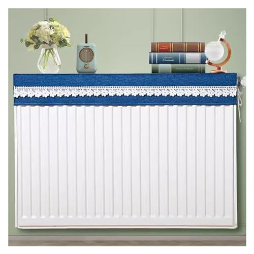 Estante de radiador blanco con cubierta antipolvo para el hogar, sala de té, cafetería, empalme flexible, diseño de ala lateral curvada, instalación sin taladros, ideal para plantas de interior