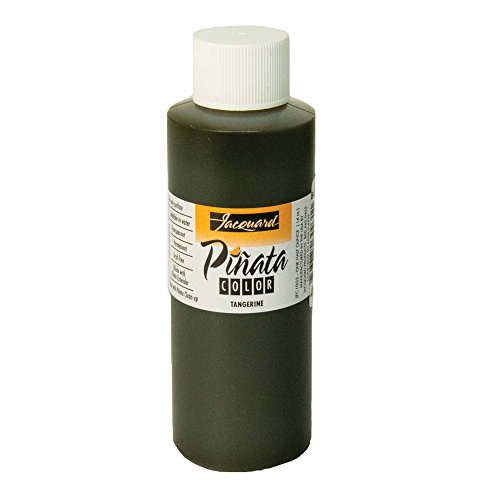 Pinata Tangerine Alcohol Ink That by Jacquard, Professional and Versatile Ink That Produces Color-Saturated and Acid-Free Results, 4 Fluid Ounces, Made in The USA