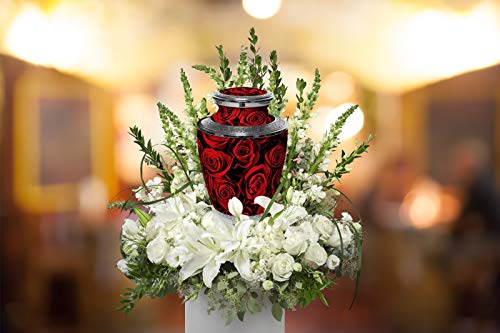 Image of Rose Cremation Urns for Human Ashes Adult Female Decorative Urns for Ashes