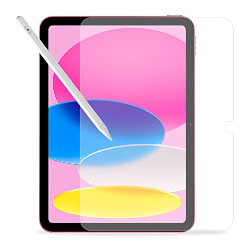 SLuB iPad 10.9 液晶保護フィルム 紙みたいな描き心地 非光沢 iPad 2022 第10世代 10.9インチ 用の紙フィルム 反射防止 ペン先摩耗低減 ほこり 傷防止