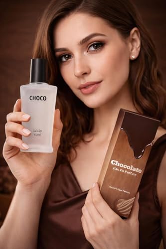 Image of Choco Eau De Perfume 60ml - Long Lasting Chocolate Fragrance Spray for Men & Women | Sweet Cocoa Scent Apparel Perfume