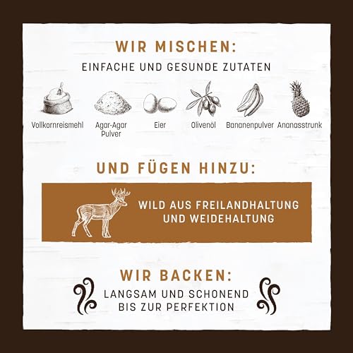 Earth Animal No Hide Small Leckerli mit Wildgeschmack, natürlich, ohne Rohhaut; Langlebige Leckerli für Hunde – Leckerli für Hunde Kleiner Rassen (2 Kausnacks für Hunde)