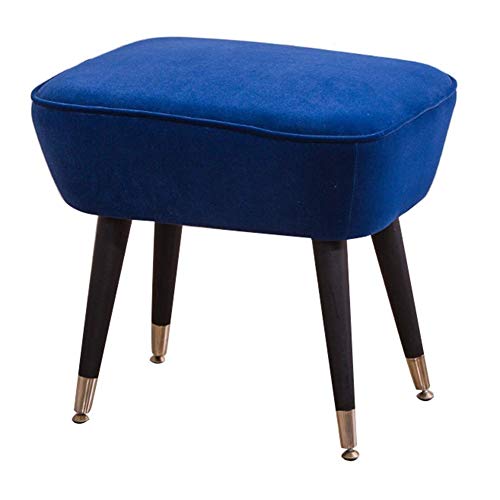 Tabouret de maquillage bleu chic | Assise premium pour la maison