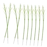 Loigohon カーネーション茎 フェイクフラワー用 DIYフラワーロッド 造花サポート パーティー 結婚式 ブートニエール パッケージ装飾に使用可能 軽量 コンパクト設計