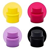 4pcs/Set Reusable Bottle Stopper Air Tight Carbonation Keeper Cola Pump Drink Sealer Soda Cap Bottle Stopper Beverage Saver