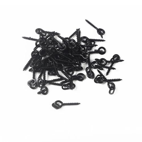 100 tornillos boilie para pesca de carpas, multicolor miniatura 5