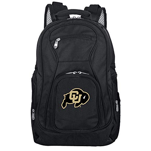 University of Colorado Buffaloes Laptop Backpack- Fits Most 17 Inch Laptops and Tablets - Ideal for Work, Travel, School, College, and Commuting