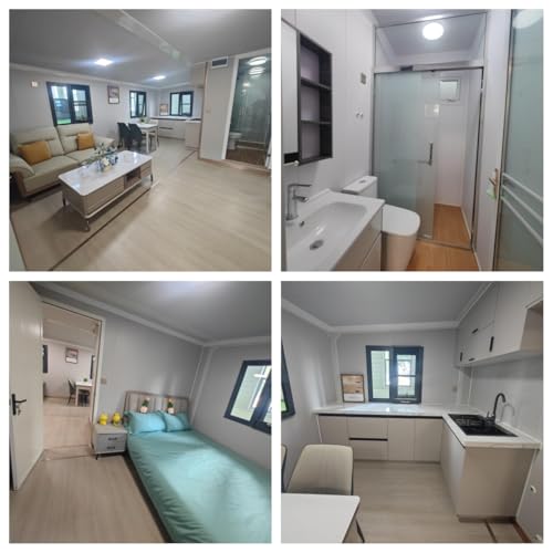 Luxury Modern Prefab Tiny Home for Sale 20ft 40ft Modular 2 3 Bedroom Prefab Expandable Mobile Home Steel Portable Foldable Tiny Folding Container House Office Villas with Bathroom & Kitchen - Image 3