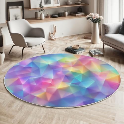 Tapis rond de chambre antidérapant pour sécuriser les sols glissants - 7