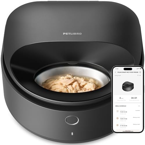 PETLIBRO Automatic Cat Feeder Wet Food with 2024 V1 Version Stain...