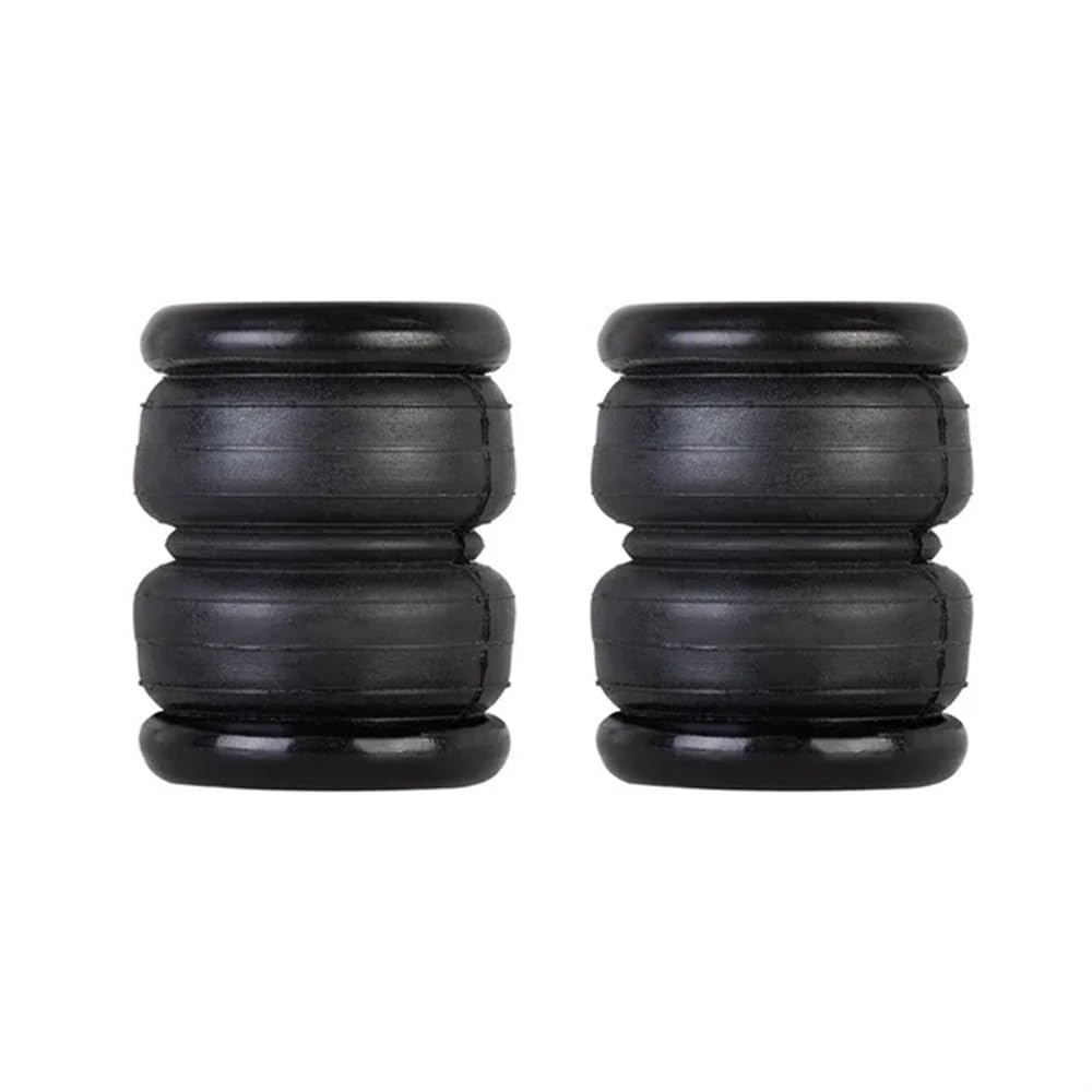 Ressort de Suspension pneumatique Compatible avec Les systèmes de Suspension pneumatique 2 pièces 2200Lb à Port 1/4 NPT Petit Sac d'absorption des Chocs en Caoutchouc