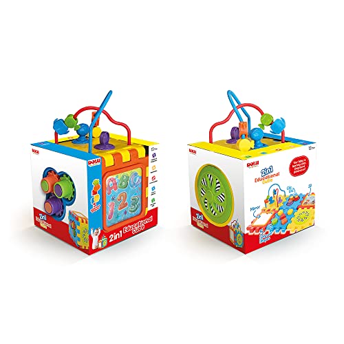 Cube éducatif multicolore Dolu 5092 pour occuper bébé au salon
