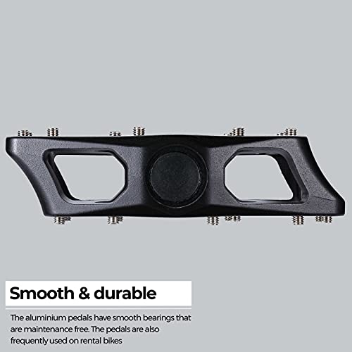Bbb Cycling Mountain Bike Pedals Flat 9/16" With Replaceable Grip Pins For Downhill And Freeriding Mountainhigh Bpd-32 #TOP4