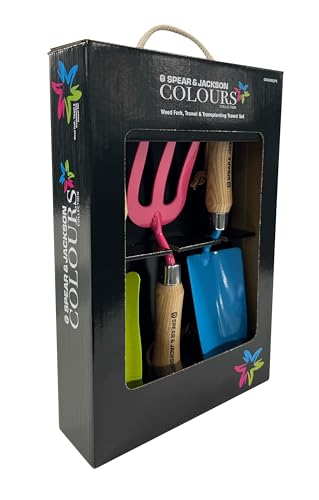 Spear & Jackson COLOURS3PS Colours Pflanzkelle, Pflanzgabel und Umpflanzkelle – Ansicht 3