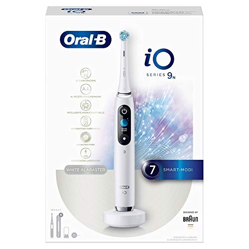 Oral-B iO 9 - Cepillo de dientes eléctrico (tecnología magnética, microvibraciones, 7 programas de limpieza y pantalla a color)