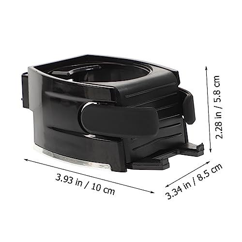 Portavasos y soporte para celular para ventilación de auto negro miniatura 5