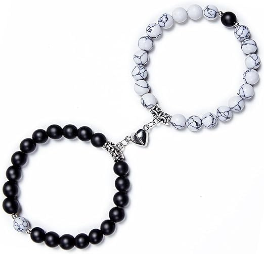 Flaring jewellers Fashion Jewellery Adjustable Couple Bracelate Sets Made with Beads For Girls Women Man and Matching Heart Bracelets for Boyfriend Girlfriend Best Friend (B0CYTD83RS) Amazon Price History, Amazon Price Tracker