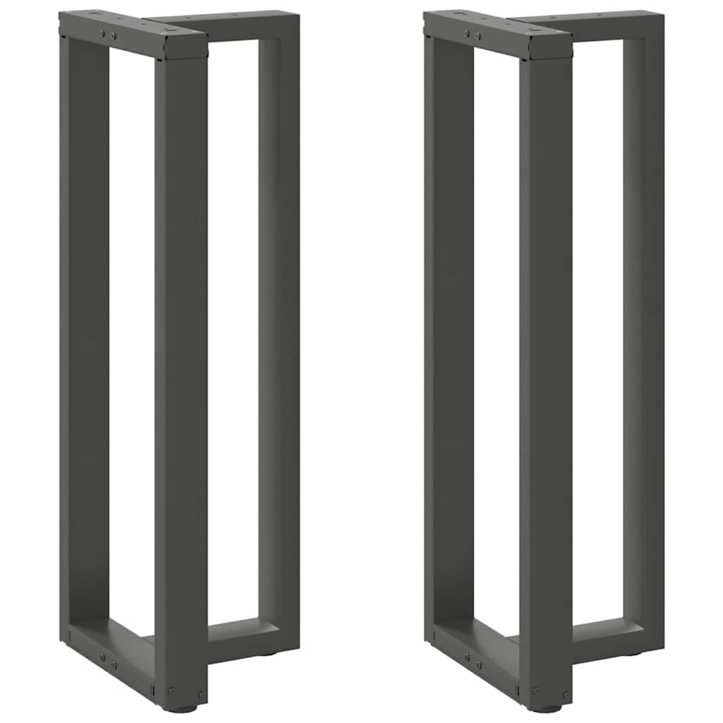 vidaXL Bar Table Legs T-Shaped 2 pcs Anthracite 50x35x(110-111) cm Steel โ image 1