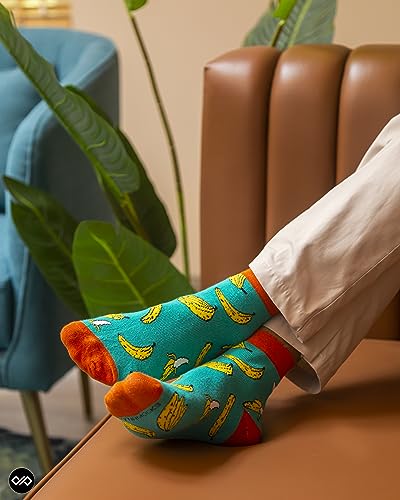 Image of DYNAMOCKS Men's and Women's Combed Cotton Ankle Length Socks (Pack of 6) (Multicolour, Free Size)