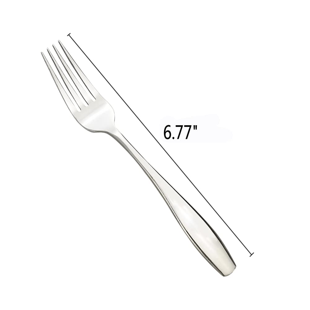 Ggbin Stainless Steel Dessert Fork, 12 Pieces Small Salad Forks — Amazon image 2