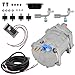 12V DC Universal Electric Automotive Air Conditioner Compressor Kit with 8m Wiring Harness A/C Air Conditioning Compressor with Control Panel for Campers Cars RVs Trucks Buses