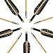 Luoyer 12 Pcs Archery Wooden Arrows with Feathers Handmade Targeting Arrows for Traditional Bow Recurve Bow Longbow for Adults 31inch (Nature)