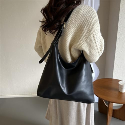 Versatile PU Leather Handbag Shoulder Bag Underarm Bags for Modern Women Girls4