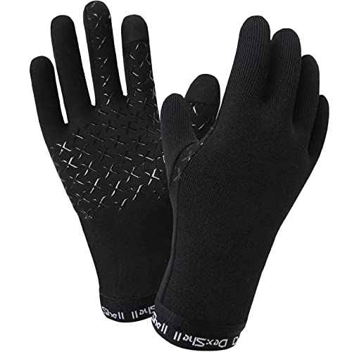 Guantes impermeables DexShell DexFuze Drylite SS25 negro L guantes cortavientos transpirables