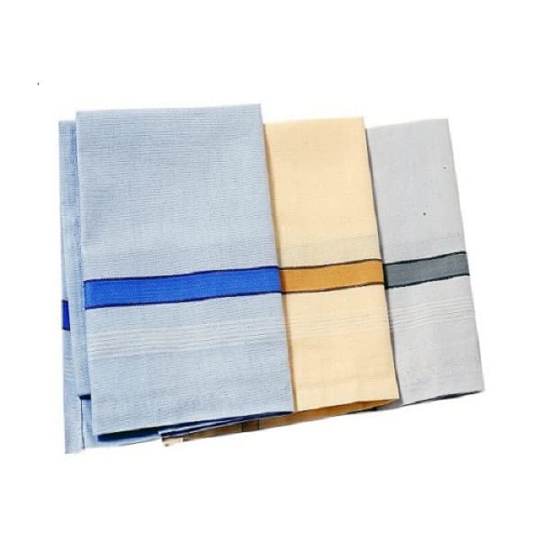 hivata Rumal Handkerchief for Men & Boy (Pack of 3) in Multi Colors Cotton Premium Rumaal/Hanky/Hankies-picture-45