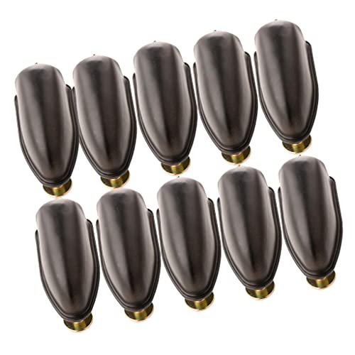 Juego de 10 fijaciones para batería en negro miniatura 1