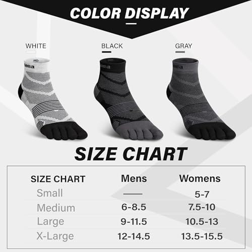 Image of Hylaea No Show Running Athletic Anti-Blister Wicking Coolmax Socks, Seamless Anti-odor