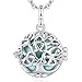 EUDORA Harmony Ball Collier Bola de Grossesse pour Femmes Enceinte, Collier Musique Carillon Bell Celtic Arbre Celtique de la Vie Pendentif de Femmes Maternité Mère bébé Cadeau Original