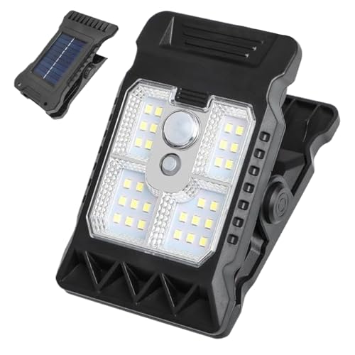 Genérico Solar Lights Outdoor - Sensor Led Security Lights, Medium Size Waterproof Design with 3 Lighting Modes for Yard Safety, Durable Abs Material with Energy Efficient Solar Panel for Long Use