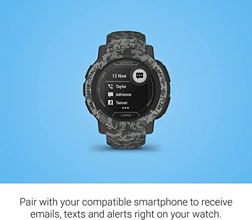 Image of Garmin Instinct 2 Rugged GPS Smartwatch, Battery Upto 28 days, ABC Sensors, Tracback Routing, Ascent /Decent, 24 /7 HR, SPO2, GPS Coordinates, Sun & Moon Information, Health Snapshot, MIL STD 810G