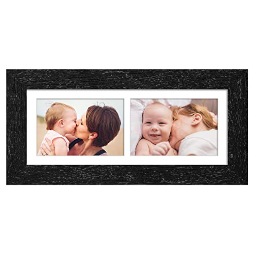 Gaevuian 6x15 Collage Frame, 2 Open 5x7 Photo Frame Collage for Wall