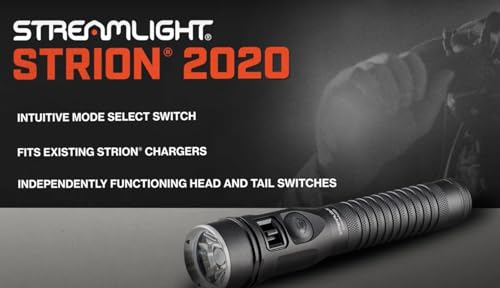 Image of Streamlight 74430 Strion 2020 1200-Lumen Rechargeable LED Flashlight Without Charger, Black