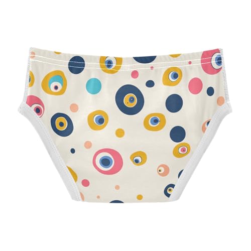 KLL Mystic Boho Evil Eyes Dots Contemporary Baby Boys Comfort Nighttime Underwear Cute Children Panties2