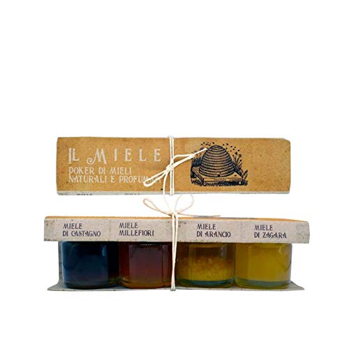 Greenomic Geschenkset 4 x 35g italienischer Honig - il Miele - in vier Geschmacksrichtungen Cover