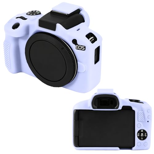 Funda protectora de silicona para Canon EOSR50 Lilac purple