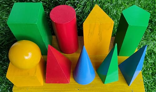 Super Wooden Geometrical Shapes For School,Teachers,Students, Kid
