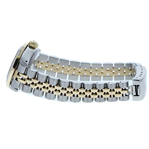 Rolex Ladys Datejust (Automatic) Watch Custom Champagne Diamond Dial & Diamond Bezel Model 69173 (Certified Pre-Owned)2