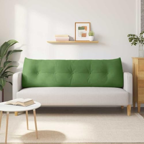 Coussin de lecture grand format en velours pour lit double 160cm - 5
