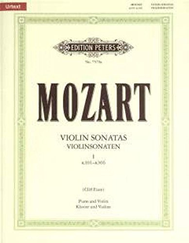 Preisvergleich Produktbild EDITION PETERS MOZART W.A. - VIOLIN SONATAS VOL.1 K301-306 - VIOLIN AND PIANO Klassische Noten Violine