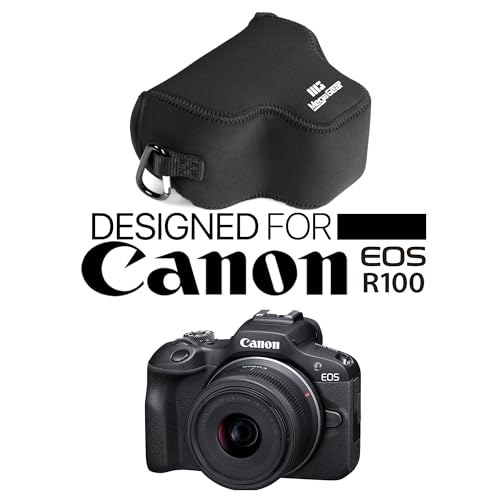 Funda MegaGear Neopreno para Cámara Canon EOS R100 miniatura 2
