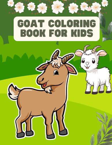 goat coloring book for kids: 30 Fun Coloring and Activity Pages with Cute Goat, Baby Goat and More! A surprise gift for kids, toddlers and preschoolers. image 2