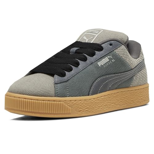 PUMA Mens Suede XL Denim Lace Up Sneakers Shoes Casual - Grey2